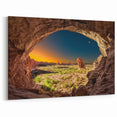 Sunrise Desert Arch Wall Art - Vibrant Landscape Canvas Print