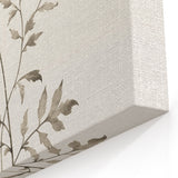 Minimalist Abstract Art: Elegant Floral Design in Neutral Tones