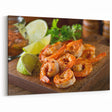 Vibrant Shrimp Wall Art - Coastal Marine Life Canvas & Framed Decor