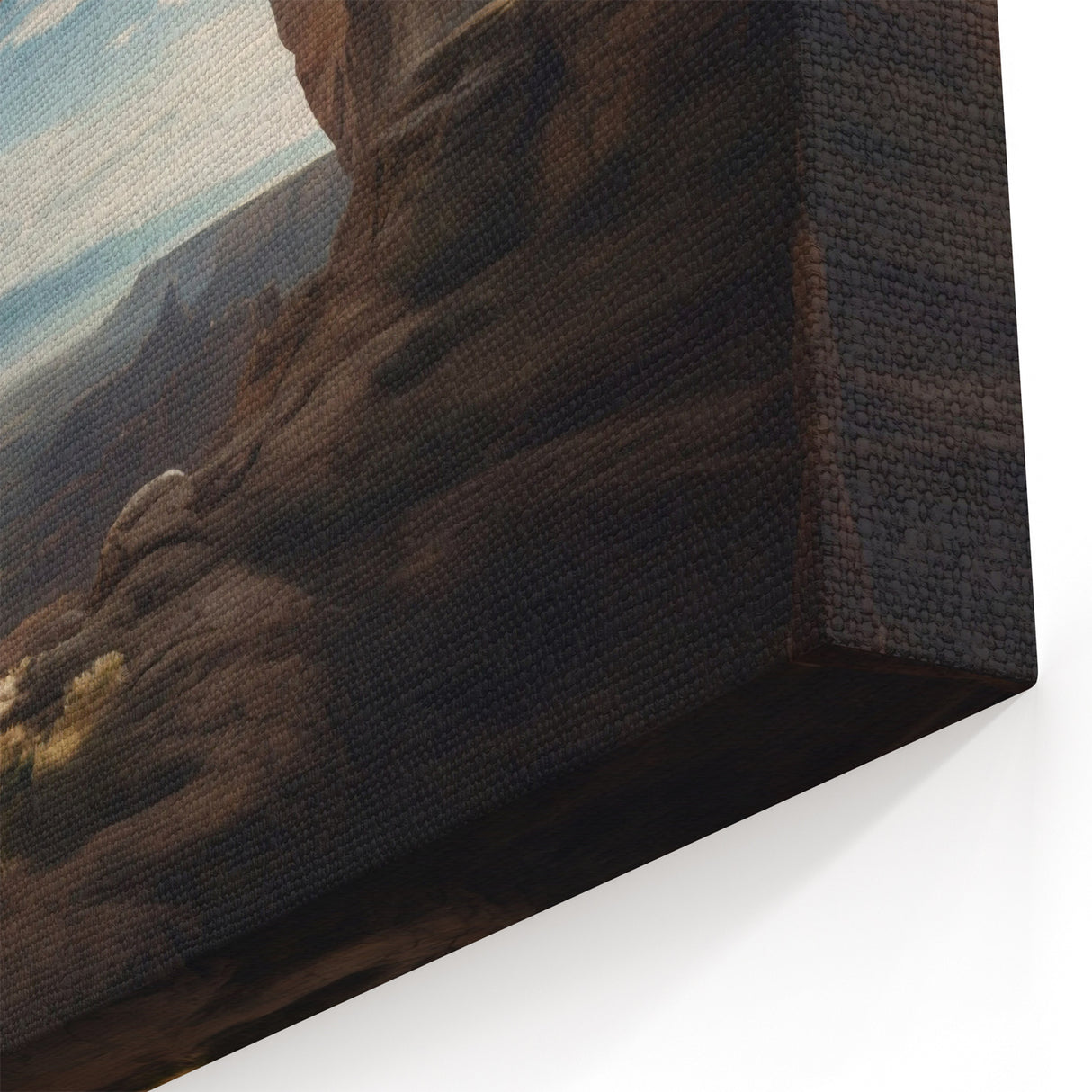 Desert Arch Landscape Wall Art - Majestic Natural Canvas Print