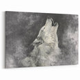 Abstract Howling Wolf Art - Canvas, Framed, and Acrylic Prints