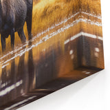 Majestic Moose in Autumn - Scenic Wildlife Canvas & Framed Art