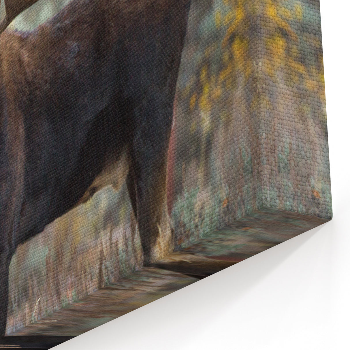 Rustic Moose in Autumn - Wildlife Canvas & Framed Art for Home Decor