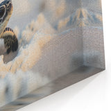 Serene Baby Turtle Wall Art - Sunset Beach Canvas for Coastal Decor