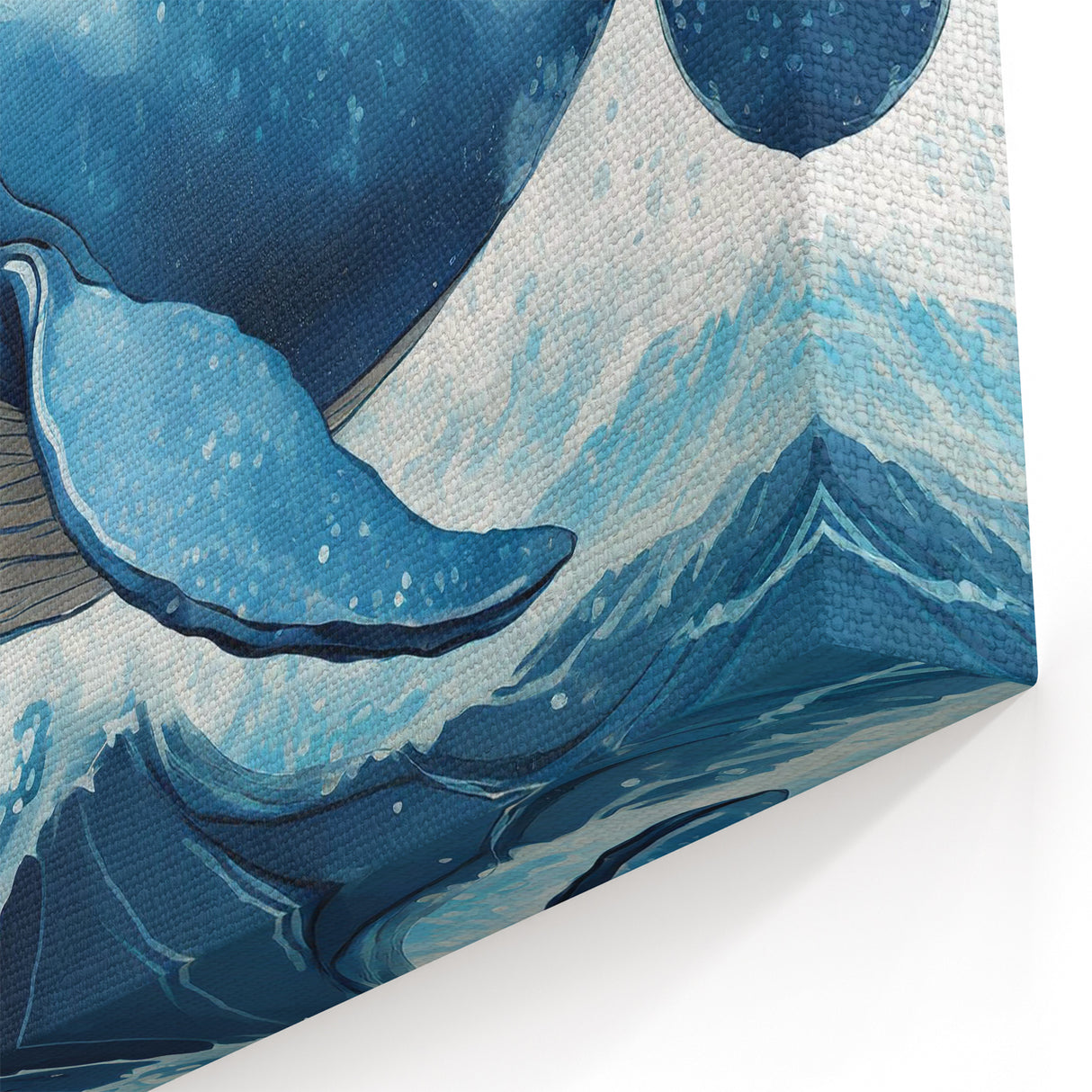 Majestic Whale Wall Art - Ocean Breeze Canvas Print - Marine Life Decor