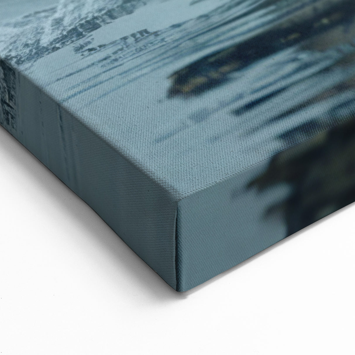 Close-Up Whale Wall Art - Icy Waters Canvas Print - Marine Life Decor
