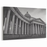 Classical Columns Wall Art - Architectural Masterpiece Canvas Print