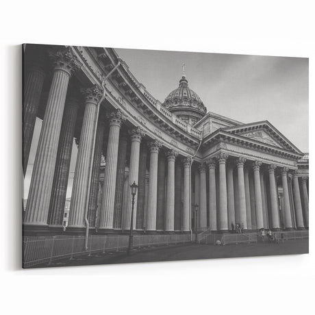 Classical Columns Wall Art - Architectural Masterpiece Canvas Print