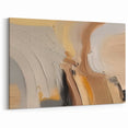 Warm Neutral Abstract Strokes - Contemporary Line Art on Canvas