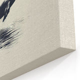 Minimalist Whale Wall Art - Black & White Canvas Print - Modern Decor