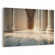 Grand Architectural Columns Wall Art - Classical Canvas & Framed Print