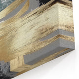 Contemporary Strokes and Lines Abstract Art | Geometric Canvas Decor