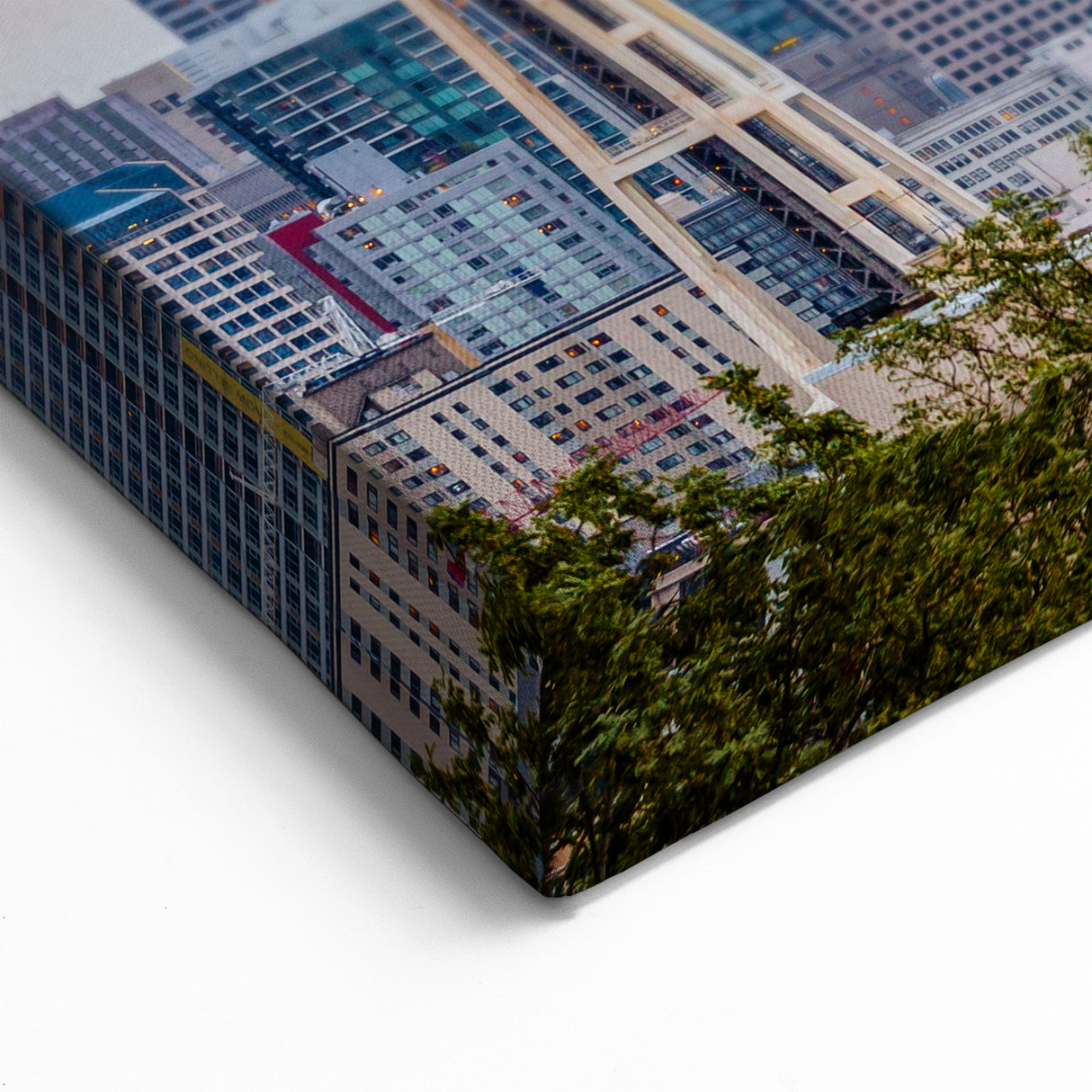 Seattle Skyline Panorama Art | Vibrant Cityscape Wall Decor