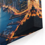 San Francisco Skyline Art | Majestic Waterfront at Dusk | Canvas Print