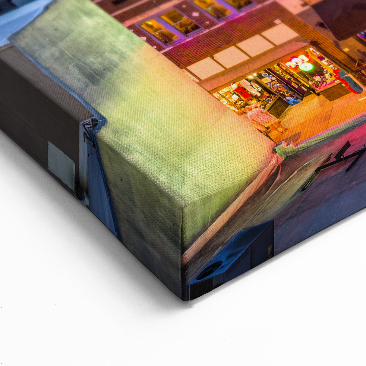 Memphis Skyline Wall Art - Colorful Downtown Cityscape on Canvas