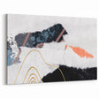Modern Strokes & Lines Abstract Art - Geometric Line Art on Canvas
