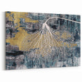 Elegant Abstract Line Art with Organic Patterns - Modern Strokes Canvas