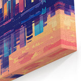 Colorful Nashville Skyline Art - Vibrant Cityscape Canvas & Prints