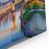 Stunning Nashville Skyline Art - Illuminated Downtown Canvas & Prints