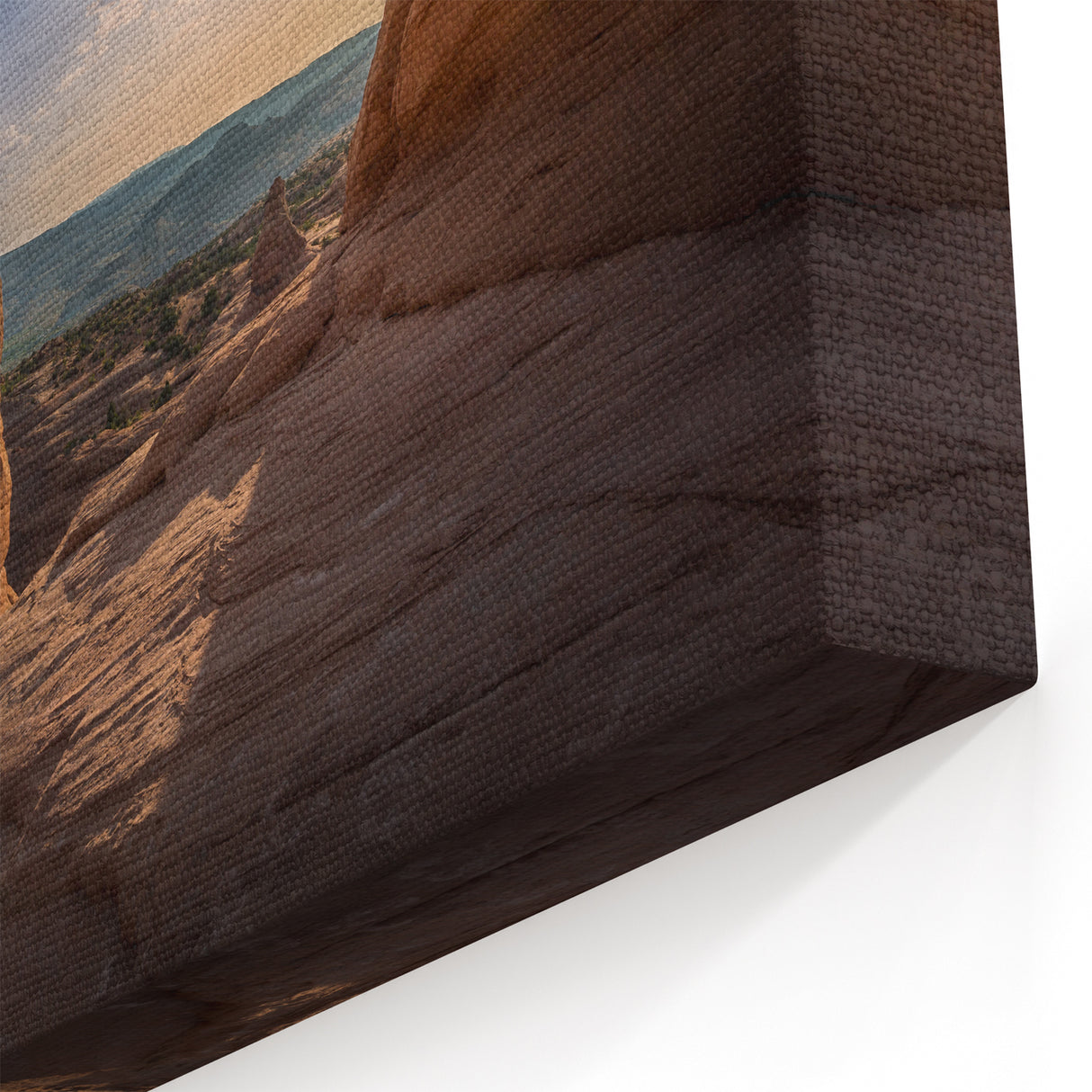 Sunset Natural Arch Wall Art - Breathtaking Desert Landscape Print
