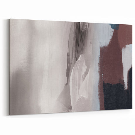 Modern Strokes and Lines Abstract Art on Canvas | Minimalist Wall Décor