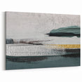 Modern Abstract Strokes with Gold Accents | Contemporary Wall Art