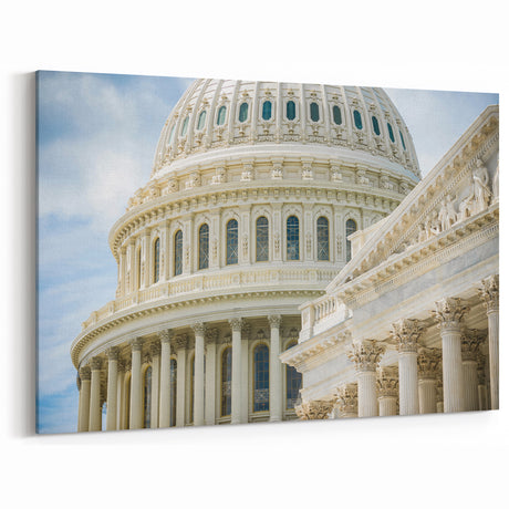 Classic Domes Wall Art - Historic Dome Architecture Canvas Print