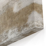 Minimalist Abstract Strokes and Lines Art | Beige and Gray Canvas