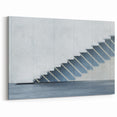 Minimalist Floating Staircase Wall Art - Modern Architectural Print