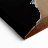 Abstract Strokes and Lines Art | Earthy Tones, Beige, and Gray Canvas