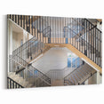 Dynamic Modern Staircase Wall Art - Architectural Interior Design
