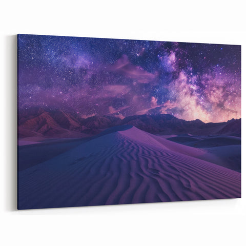 Mesmerizing Desert Night Sky - Modern Desert Canvas Wall Art