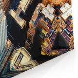 NYC Architecture Art - Chrysler Building Skyline Wall Art in Warm Tones