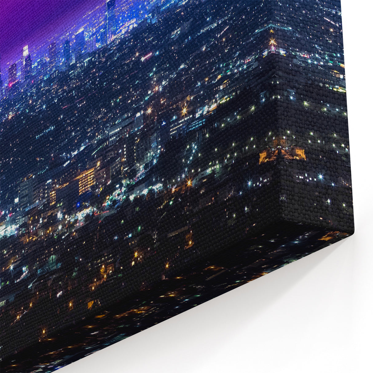 Los Angeles Night Skyline Photography - Framed Wall Art & Canvas Prints