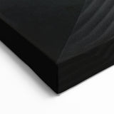 Monochrome Dune Wall Art - Elegant Desert Landscape in Black and White
