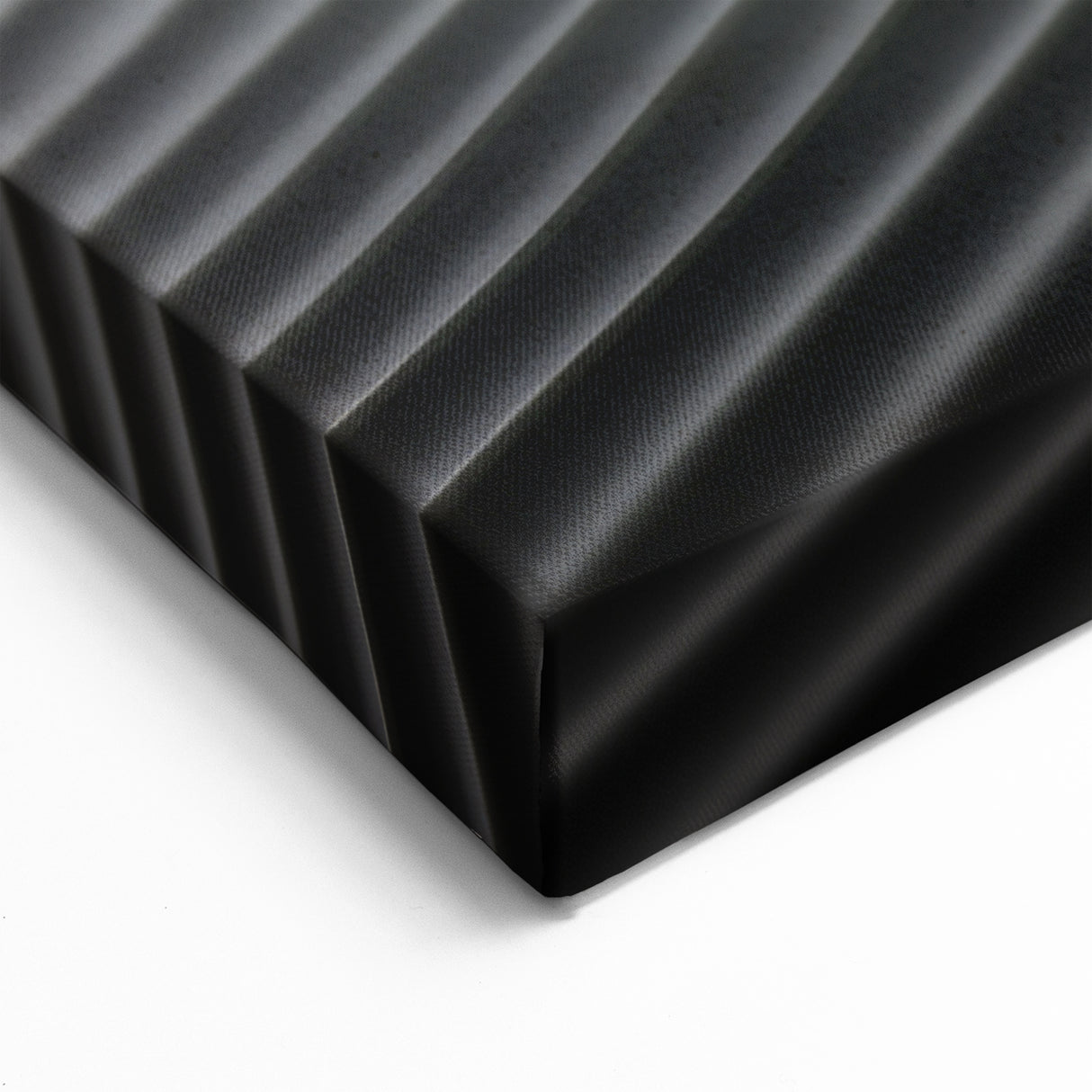 Abstract Dune Wall Art - Modern Desert Landscape in Black and Gray
