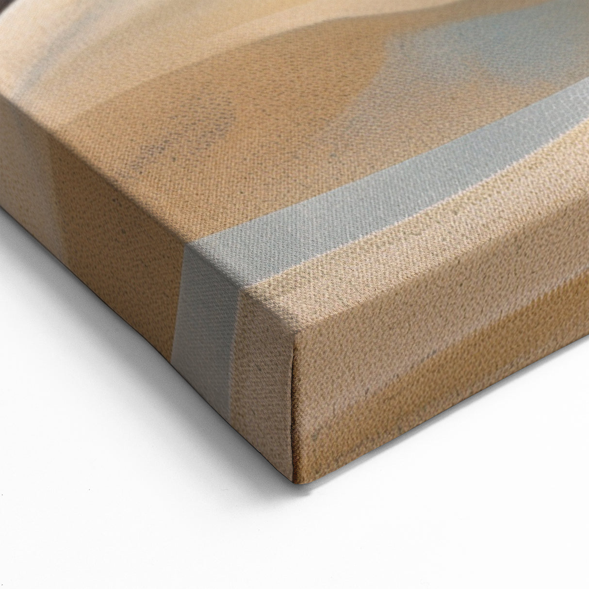 Serene Blue Dune Wall Art - Modern Desert Landscape in Teal and Sand