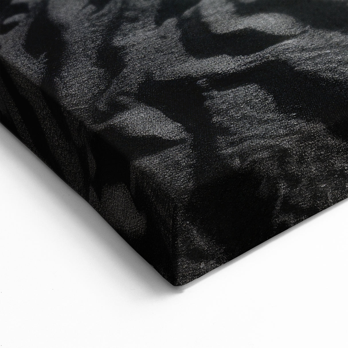 Textured Dune Wall Art - Black and White Desert Landscape with Shadows