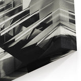 Sleek Glass Staircase Wall Art - Modern Architectural Design Print
