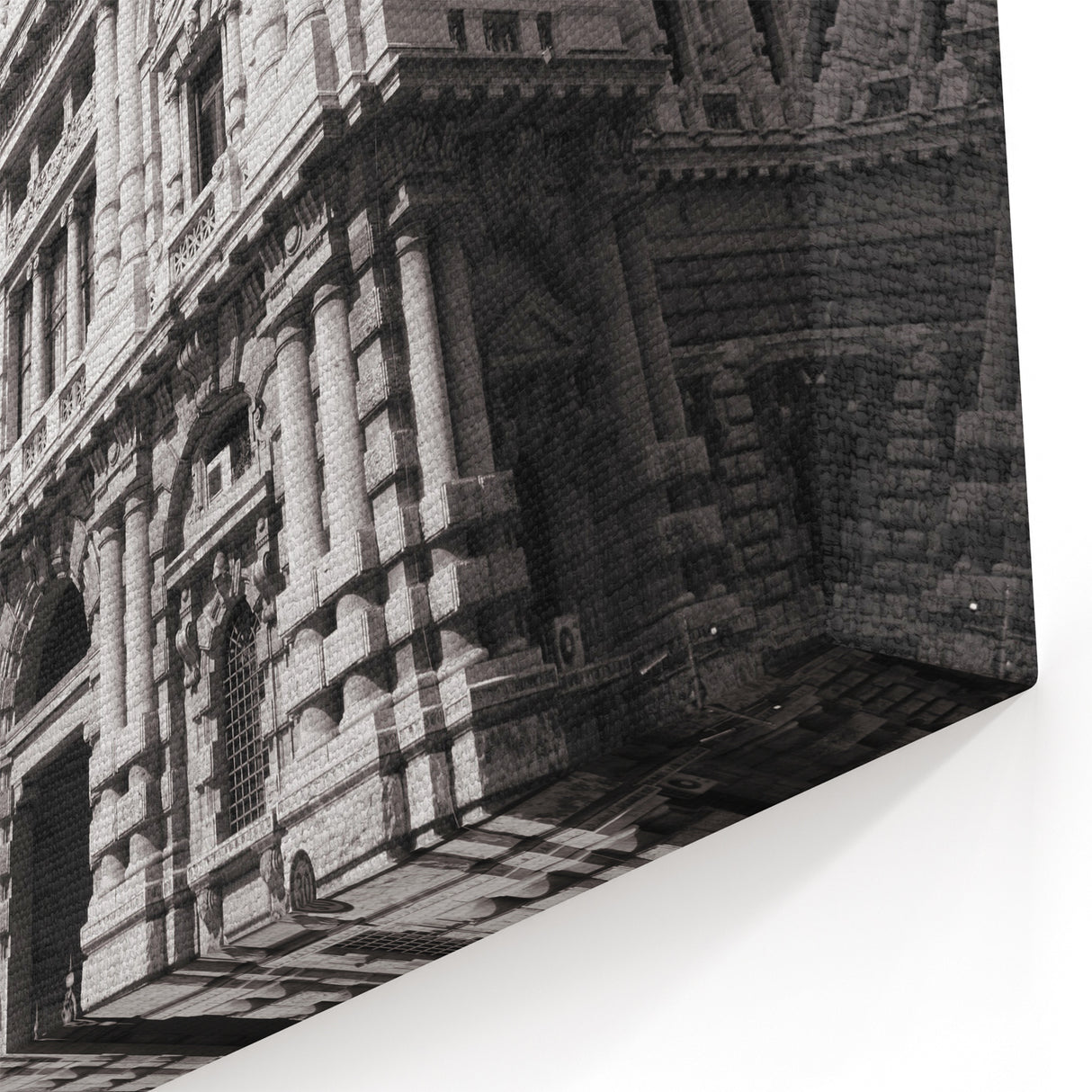 Elegant Royal Palace Architecture Print in Sepia Tone