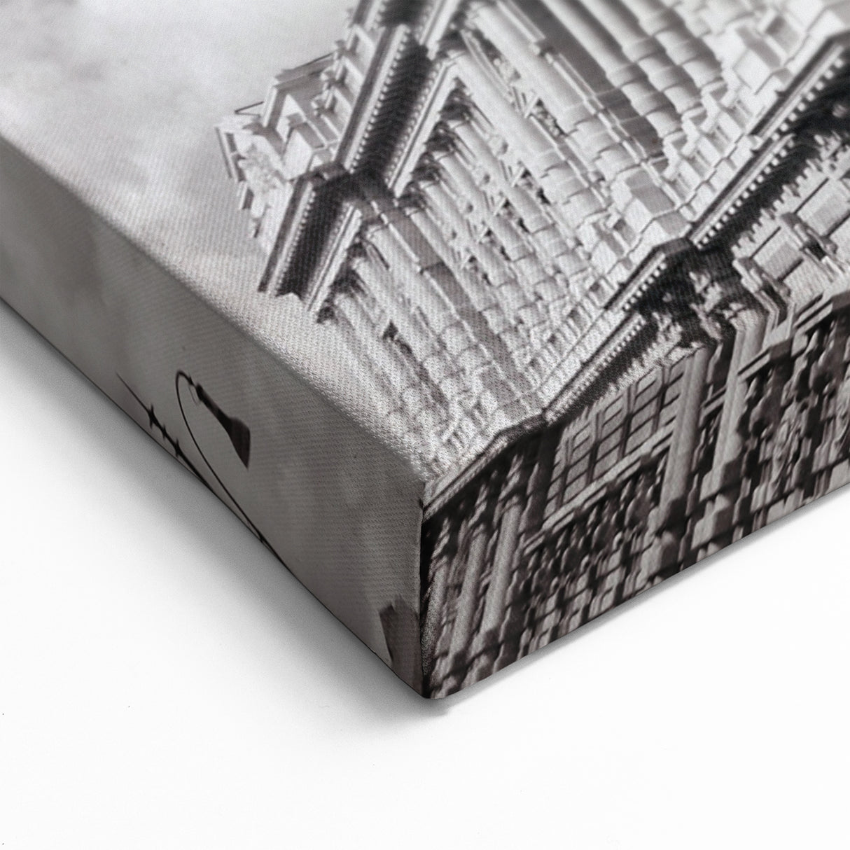 Elegant Royal Palace Architecture Print in Sepia Tone