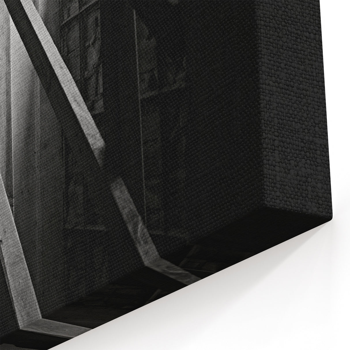 Moody Staircase Photography - Black and White Architectural Wall Art