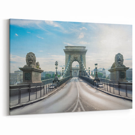 Historic Chain Bridge Wall Art - Iconic Landscape Canvas Prints