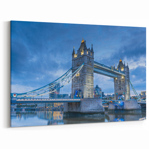 Scenic Tower Bridge Wall Art - Elegant Bridge Photography Print for Home