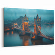 Moody Tower Bridge at Dawn - Atmospheric London Bridge Wall Art Print