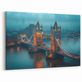 Moody Tower Bridge at Dawn - Atmospheric London Bridge Wall Art Print