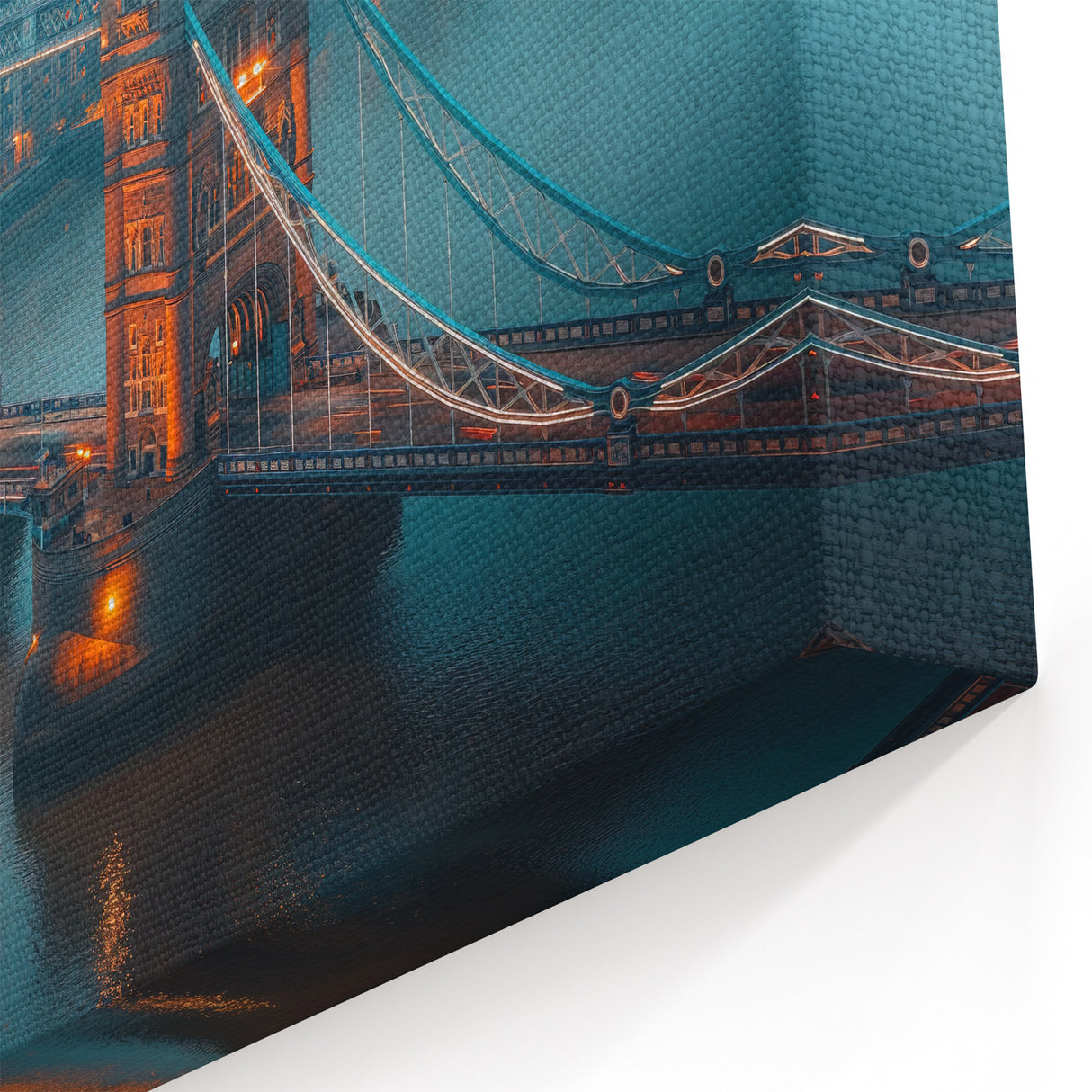 Moody Tower Bridge at Dawn - Atmospheric London Bridge Wall Art Print