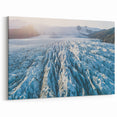 Expansive Glacier Landscape Art - Stunning Panoramic Glacier Canvas Decor