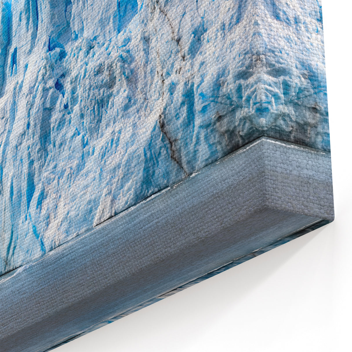 Impressive Glacier Wall Art - Majestic Glacier Ice Canvas Decor