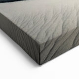 Surreal Glacier Landscape Art - Dreamlike Monochrome Canvas Wall Decor
